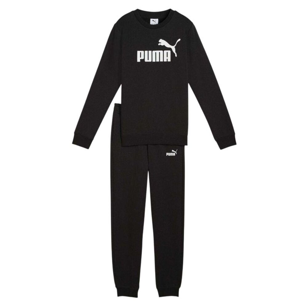 Puma Childrens/Kids No.1 Logo Fleece Tracksuit Set / Black